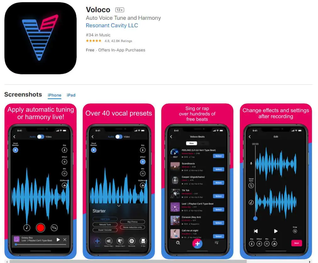 tune up your rap songs to sound their best with this app.