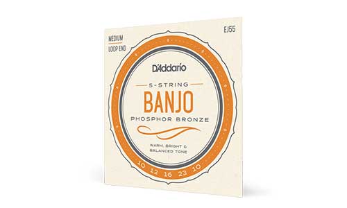 D'Addario EJ55 5-String Banjo Strings 10-23