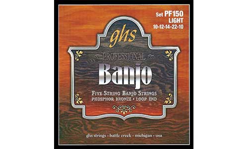 GHS Strings PF150 5-String Banjo Strings