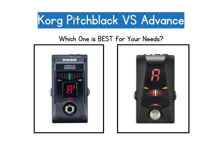 Korg Pitchblack vs Advance