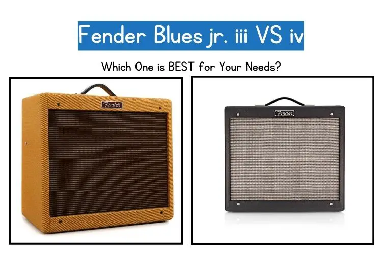 fender blues jr iii vs iv