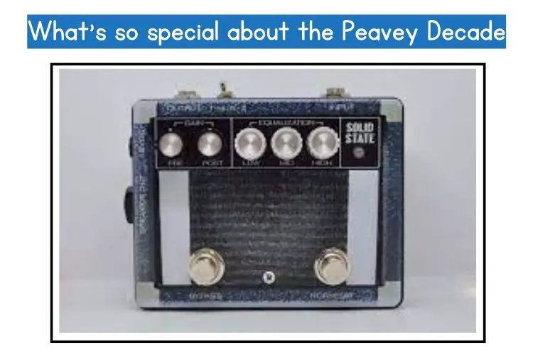 What's so special about the Peavey Decade